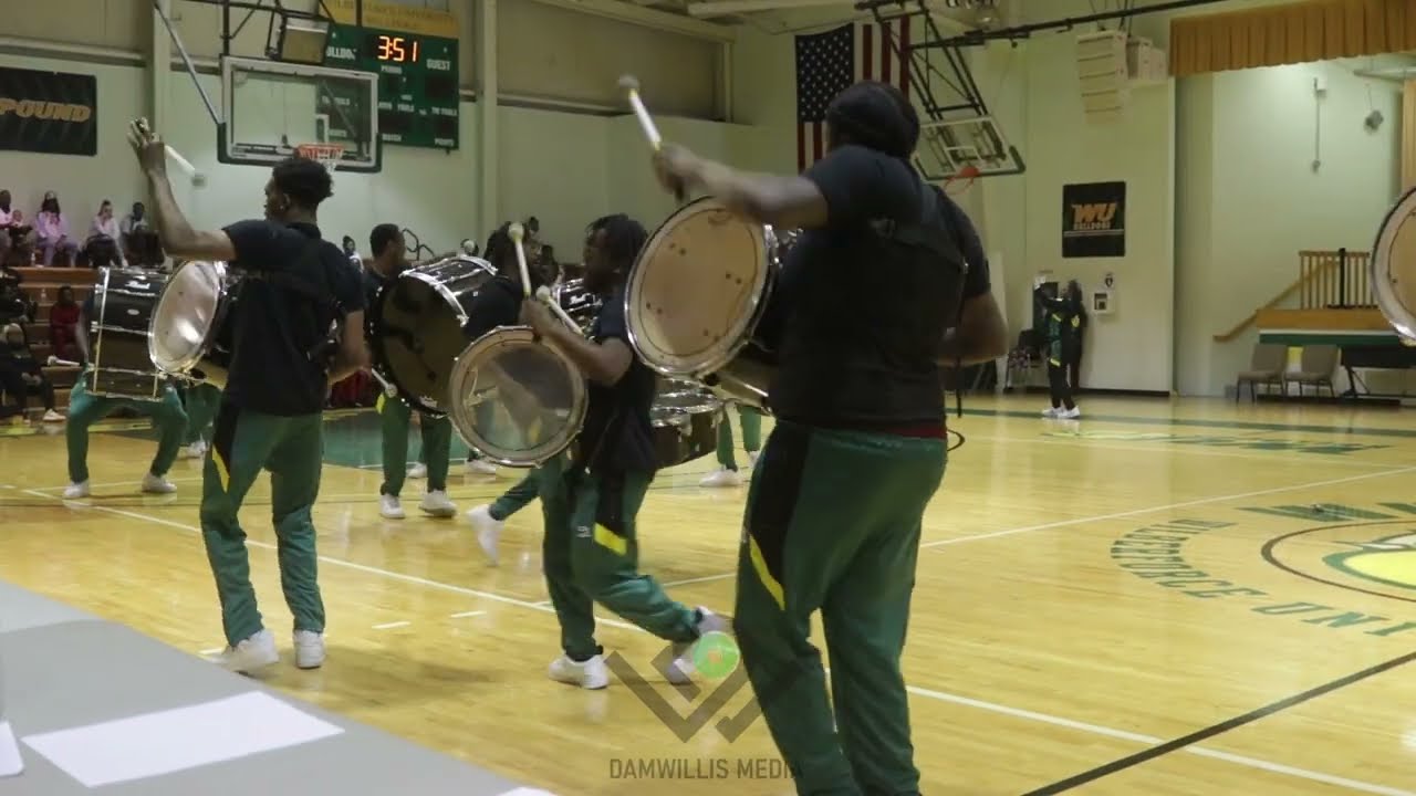 Black Ice Percussion Section | WU Drum & Dance Competition | 2024
