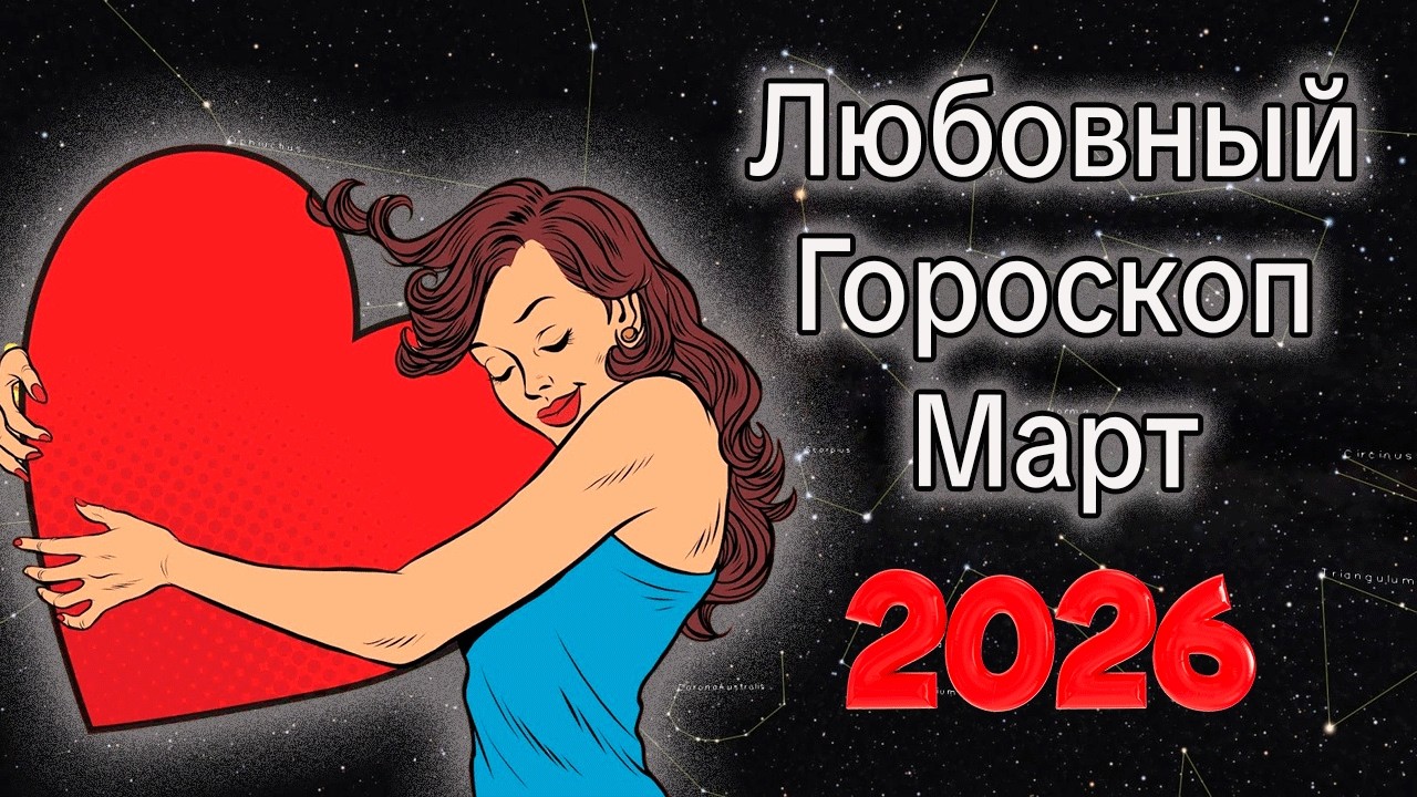 Любовный Гороскоп на МАРТ 2026 года