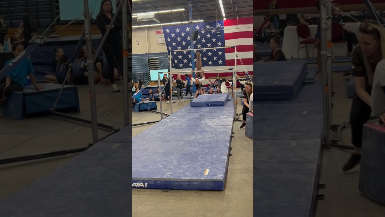 Aaminah - 9.75 Xcel Silver bar routine State Meet 2023,