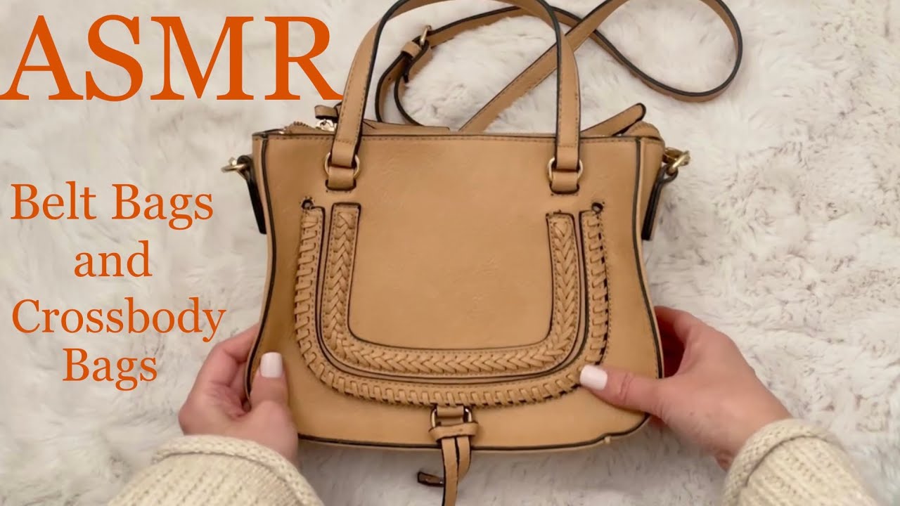【ASMR】No Talking | Showing My Belt Bags and Crossbody Bags