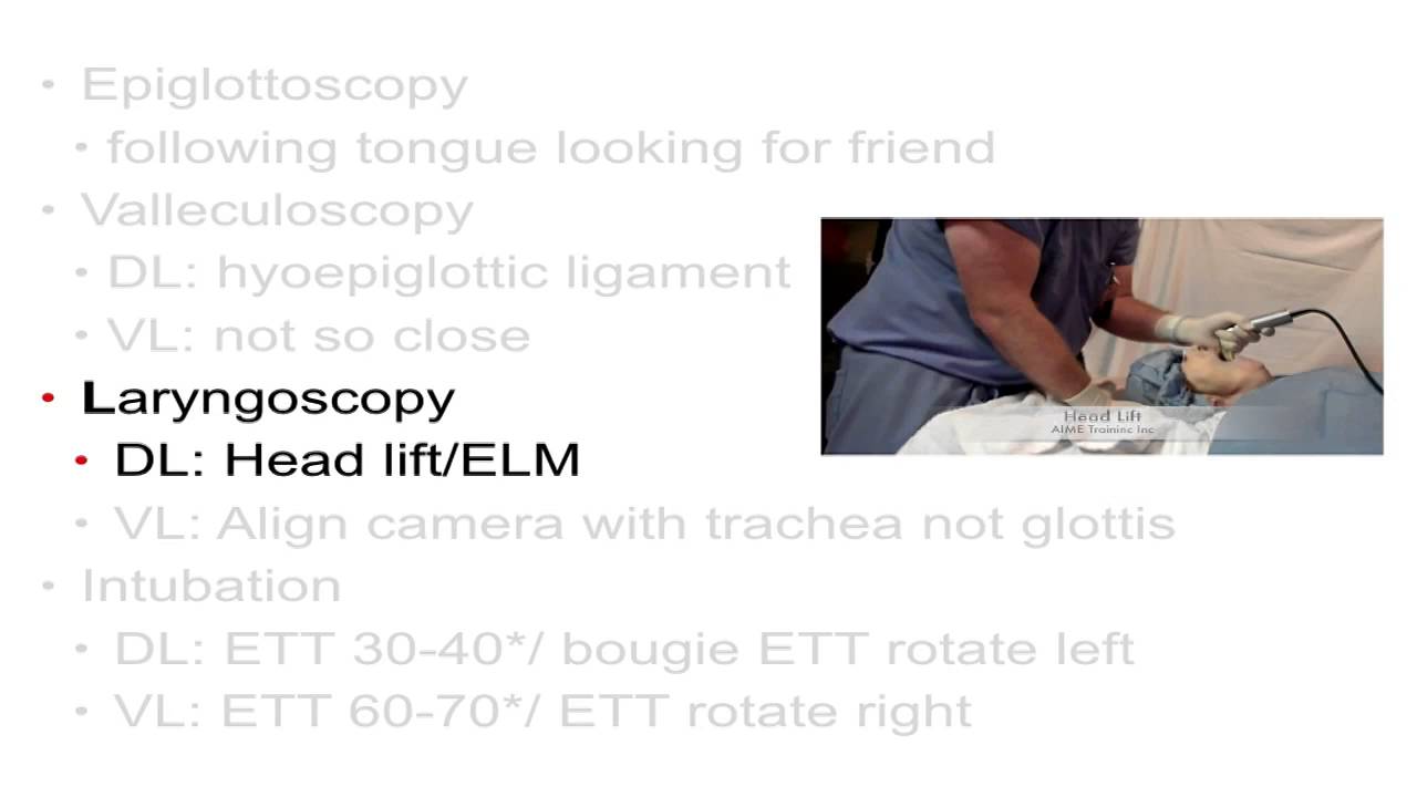 Laryngoscopy and Intubation SMACC Byte pearls