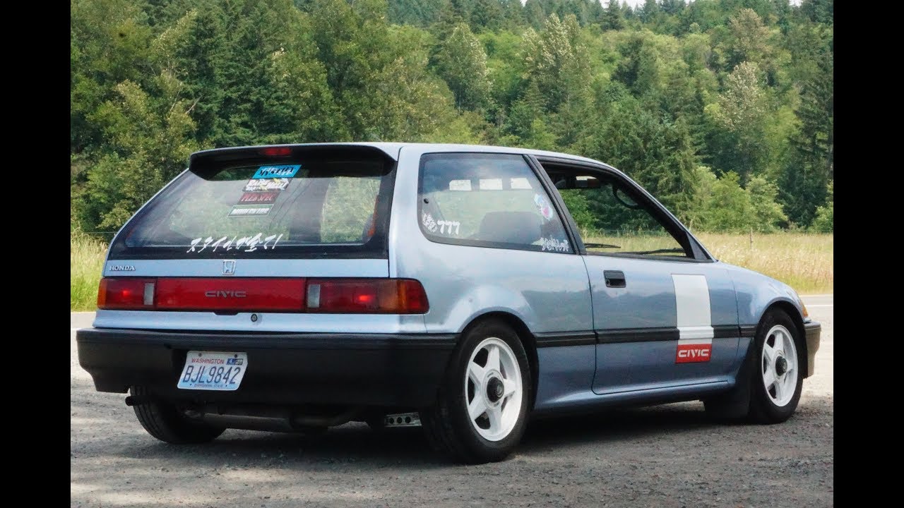 Back Roads In A 1988 Honda Civic EF HATCH
