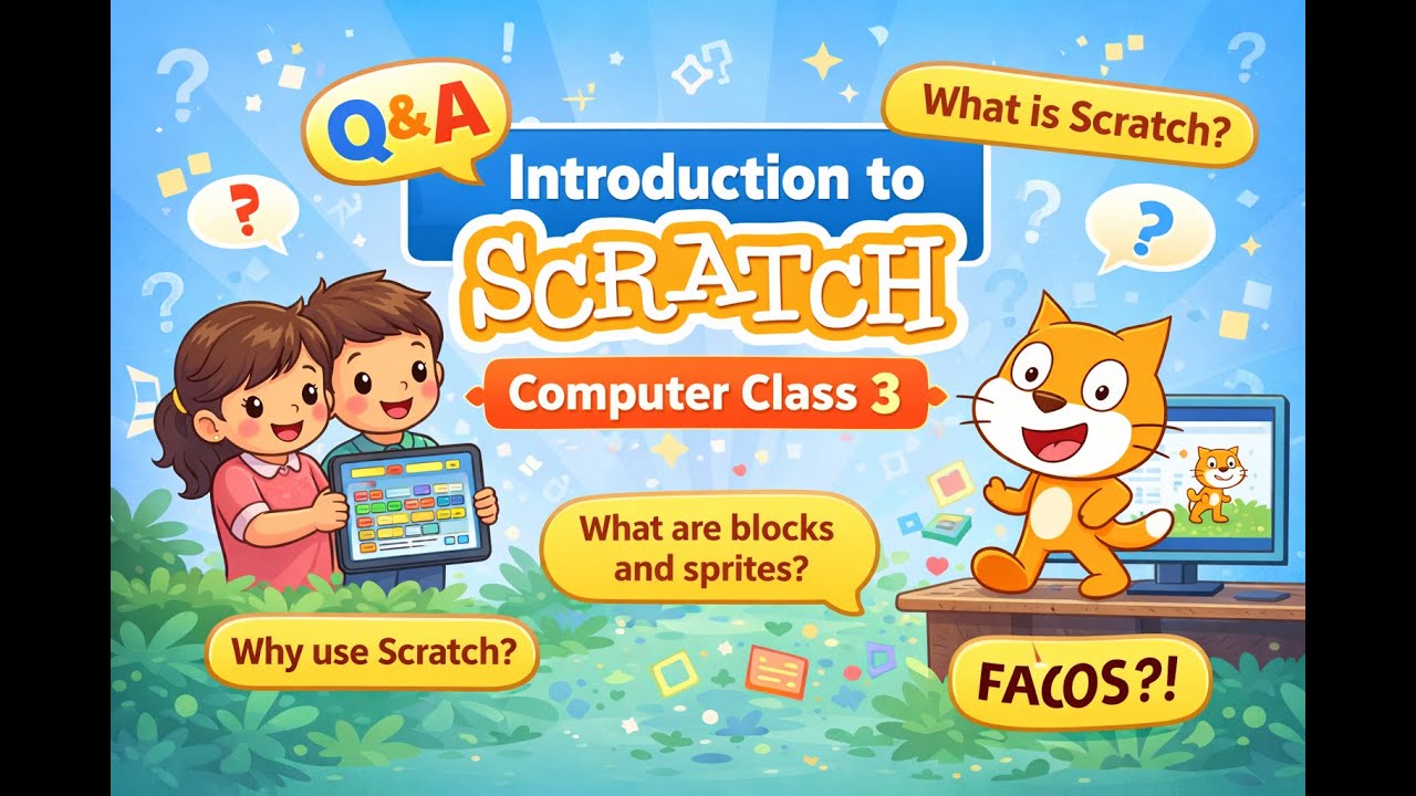Вопросы и ответы: Введение в Scratch Computer, урок 3