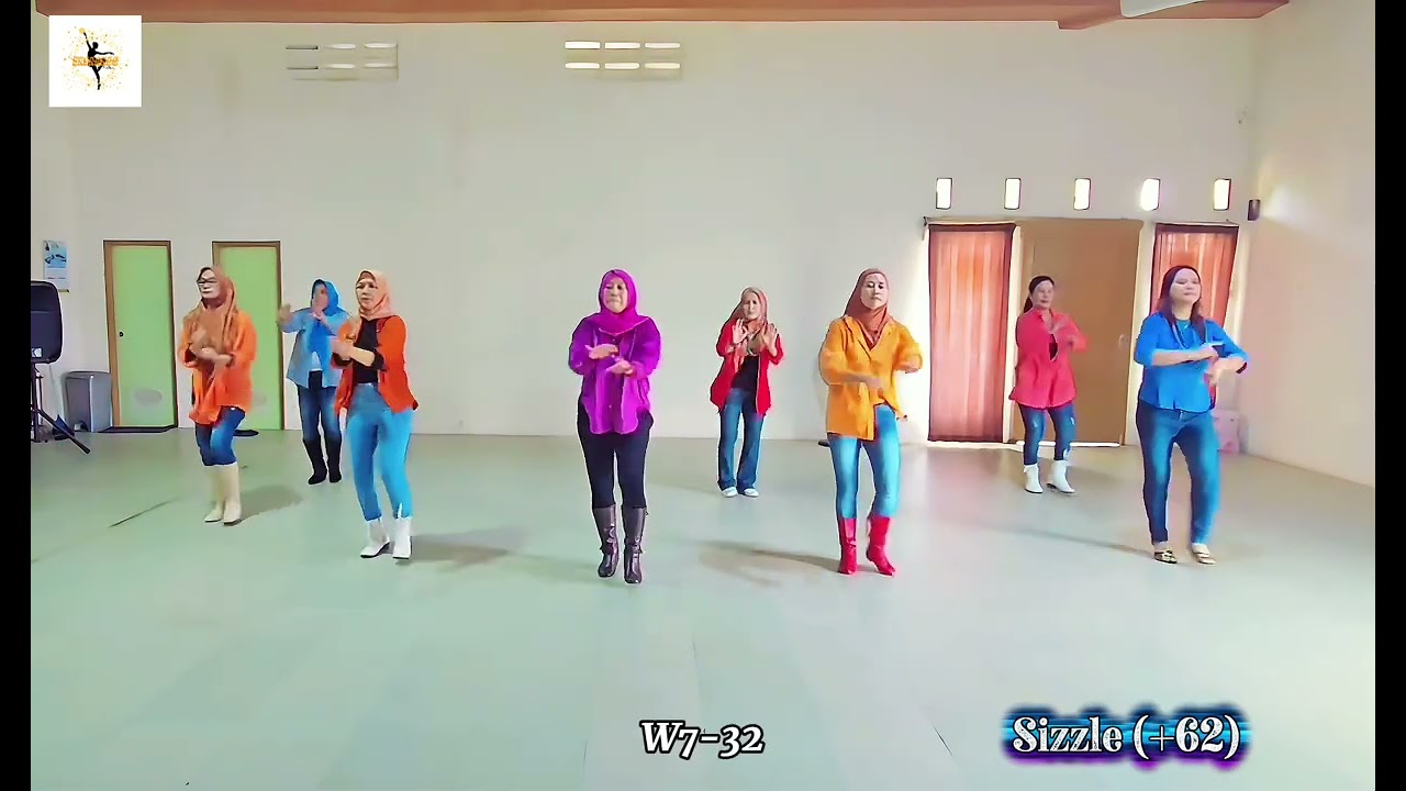 SIZZLE (+62)/ CHOREOGRAPHY IDA MAYANG (INA)/ IMPROVER LD #linedance 