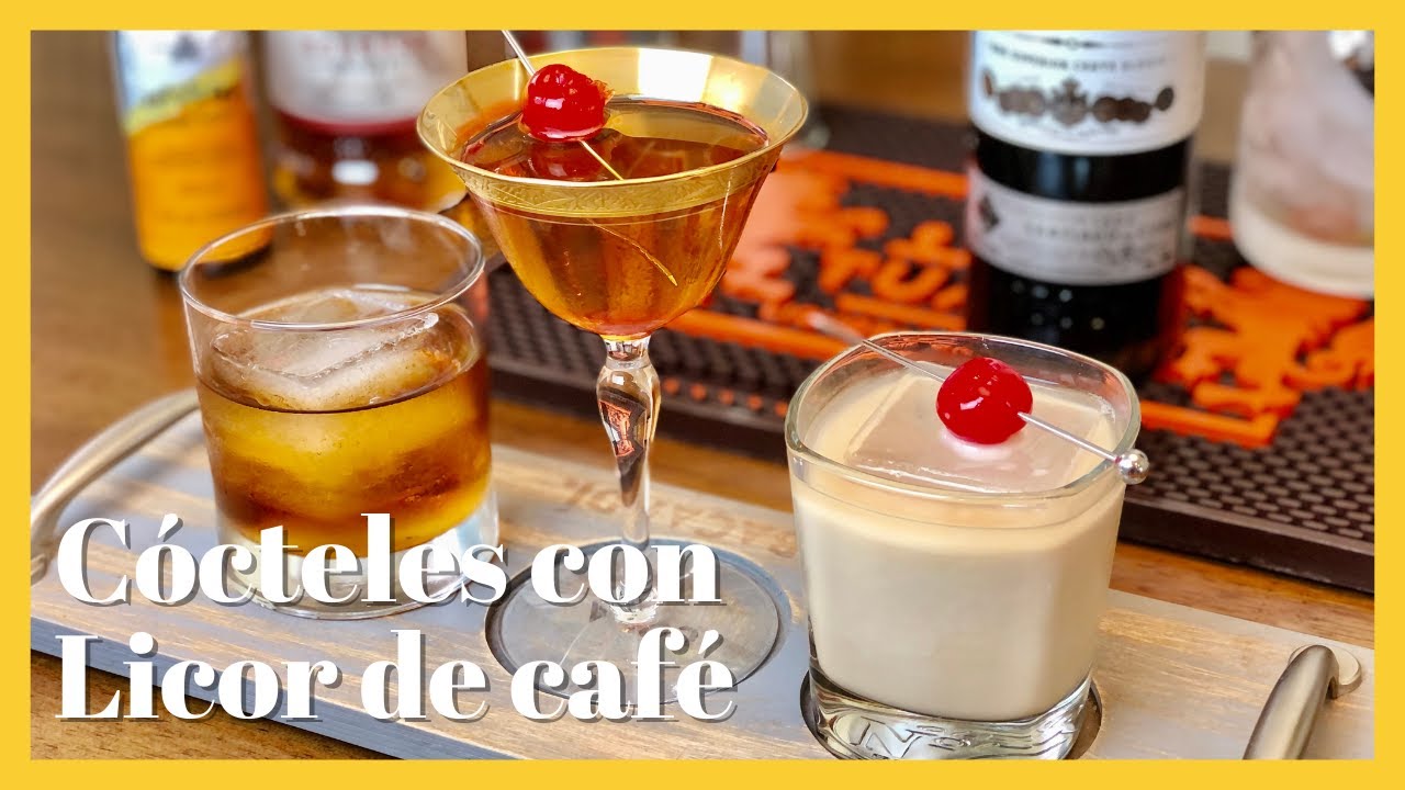☕ Cómo Preparar Tragos Con LICOR DE CAFÉ ► 3 Cócteles Fáciles