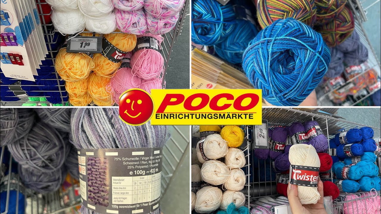 Poco live haul 🧶 Wolle #baumwolle | Wusstest du das? 