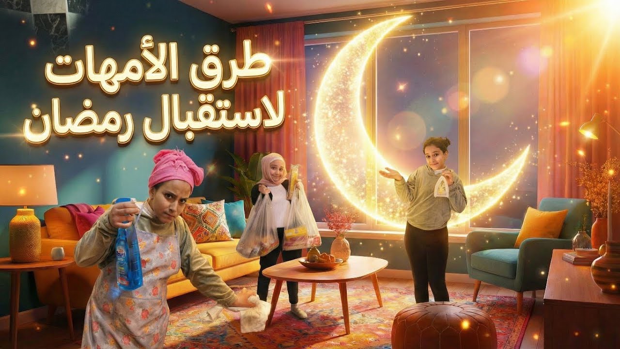 طرق الأمهات في استقبال شهر رمضان 🤯✨, تجهيزات رمضان 