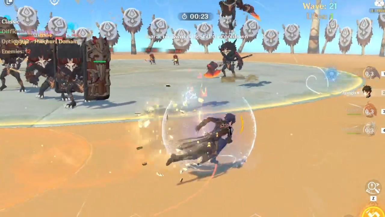 Wave Warriors Extreme - genshin impact