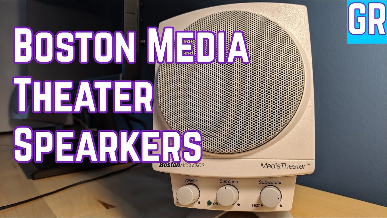 Boston Acoustics MediaTheater Speakers - Unboxing and Testing New Old Stock