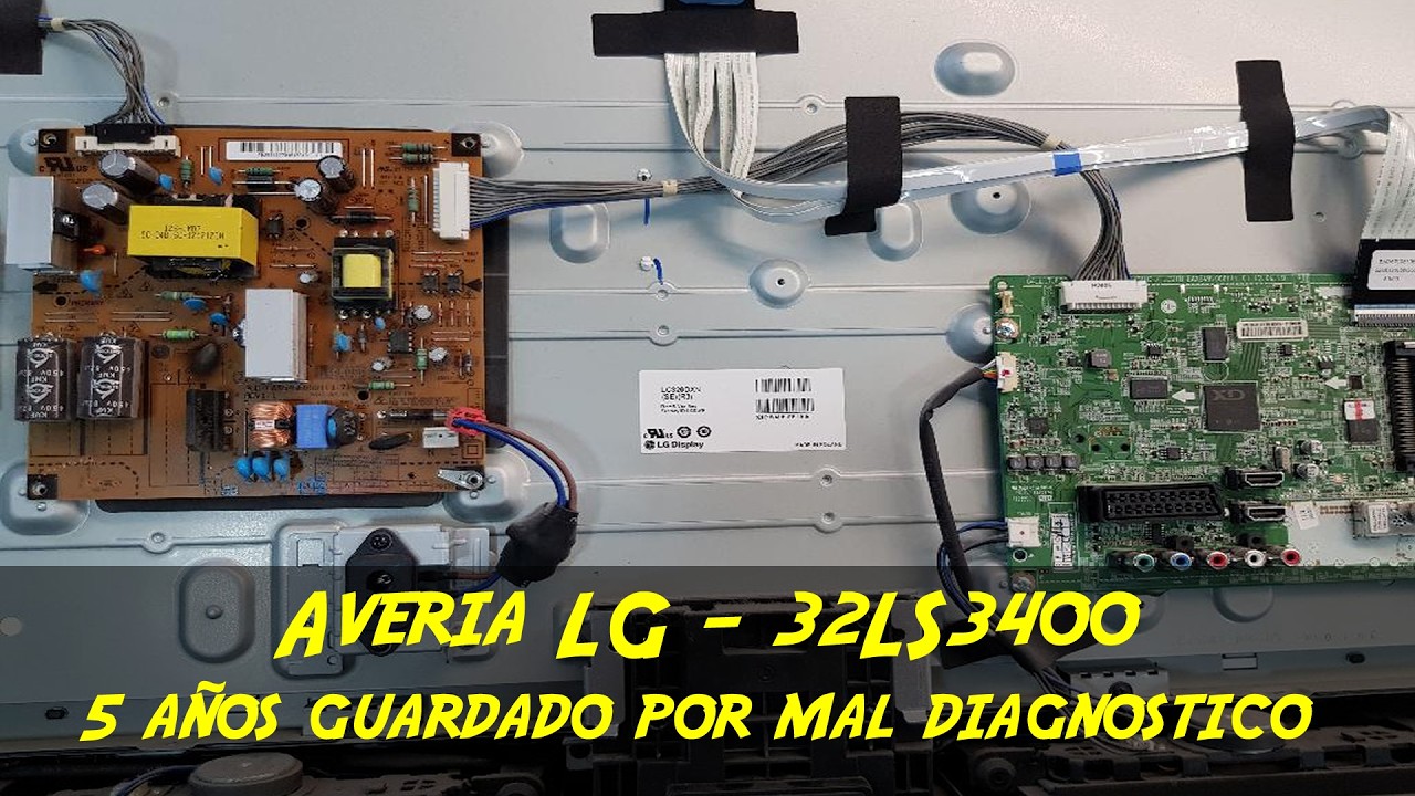 Tv Lg 32LS3400 reparando barra led HD Ready LED