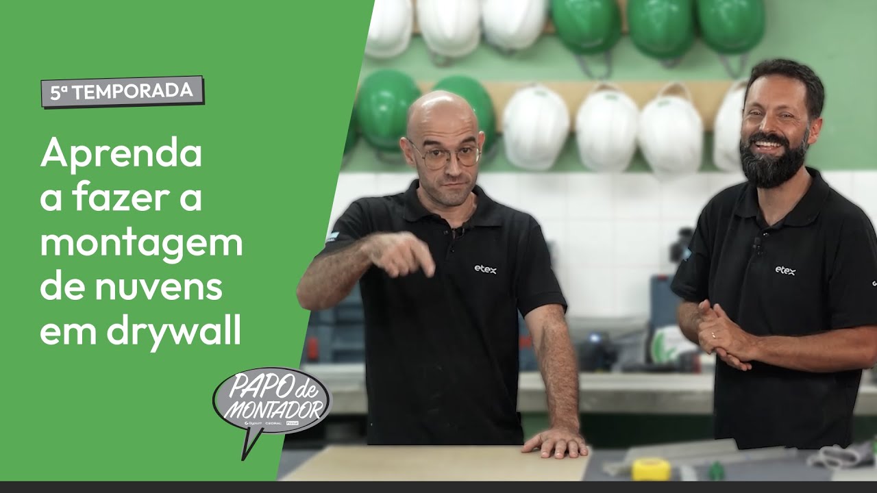 Aprenda a fazer a montagem de nuvens em drywall - Papo de Montador | 5ª Temporada
