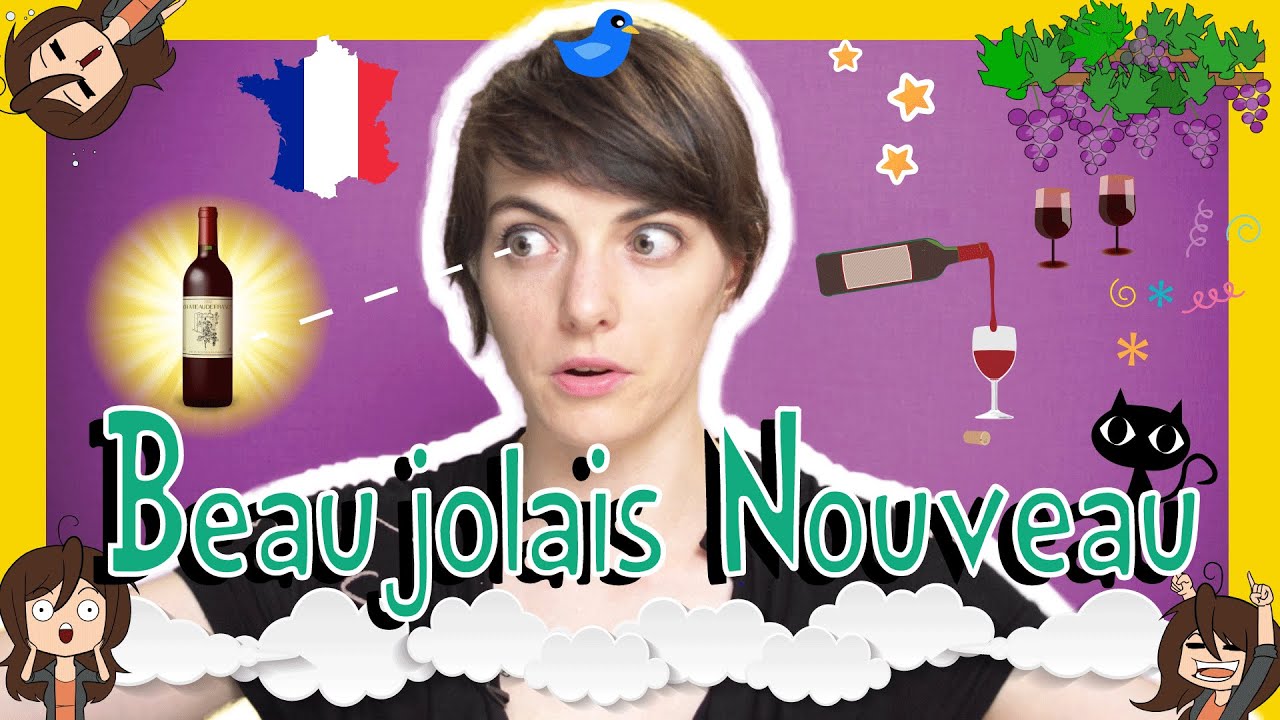 French BEAUJOLAIS NOUVEAU Words with Lya