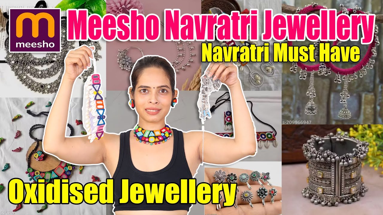 Meesho Jewellery Haul ♥️ | Navratri Must Have Jewellery Under 500/- 😱 | Veronica Lifestyle |