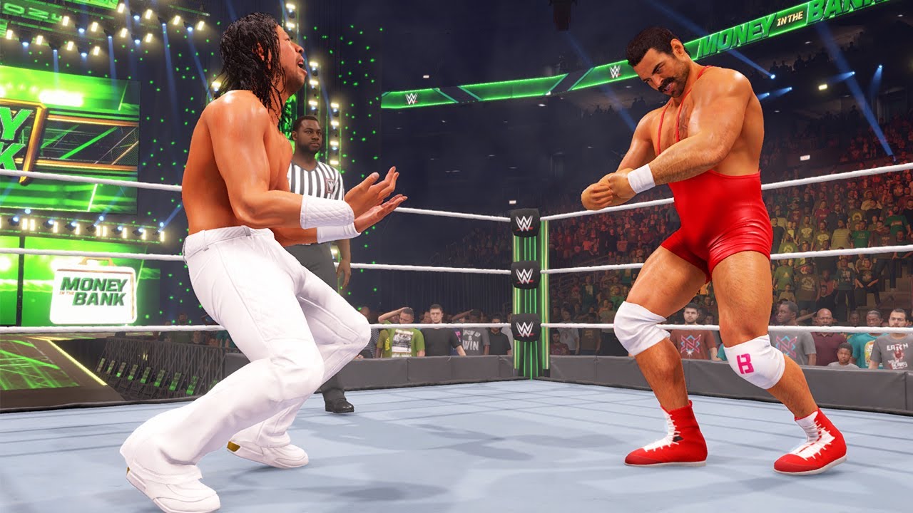 Rick Boogs vs Shinsuke Nakamura (clowning around pack) - WWE 2K22