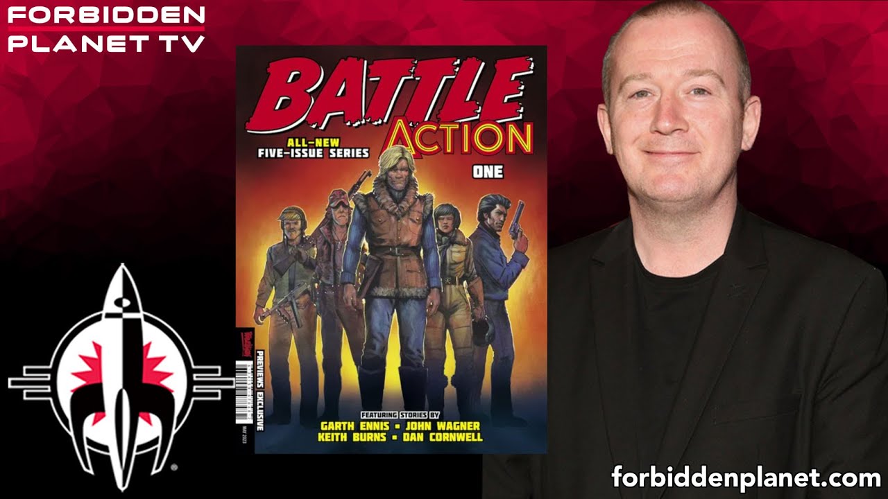 Garth Ennis is back on the front line with more BATTLE ACTION!