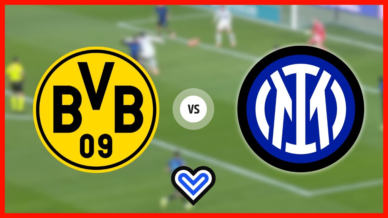 🔴 BORUSSIA DORTMUND INTER in Diretta! Live reaction Champions League [NO Streaming]