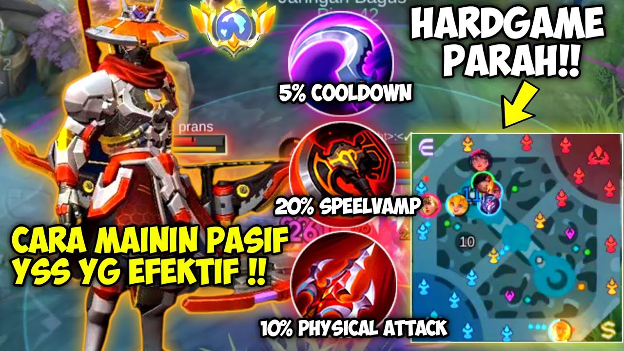 YSS UDAH GA META?? CARA MAININ YI SUN SHIN YG EFEKTIF SAAT FARMING HARDGAME GAMEPLAY NEW BUILD MLBB