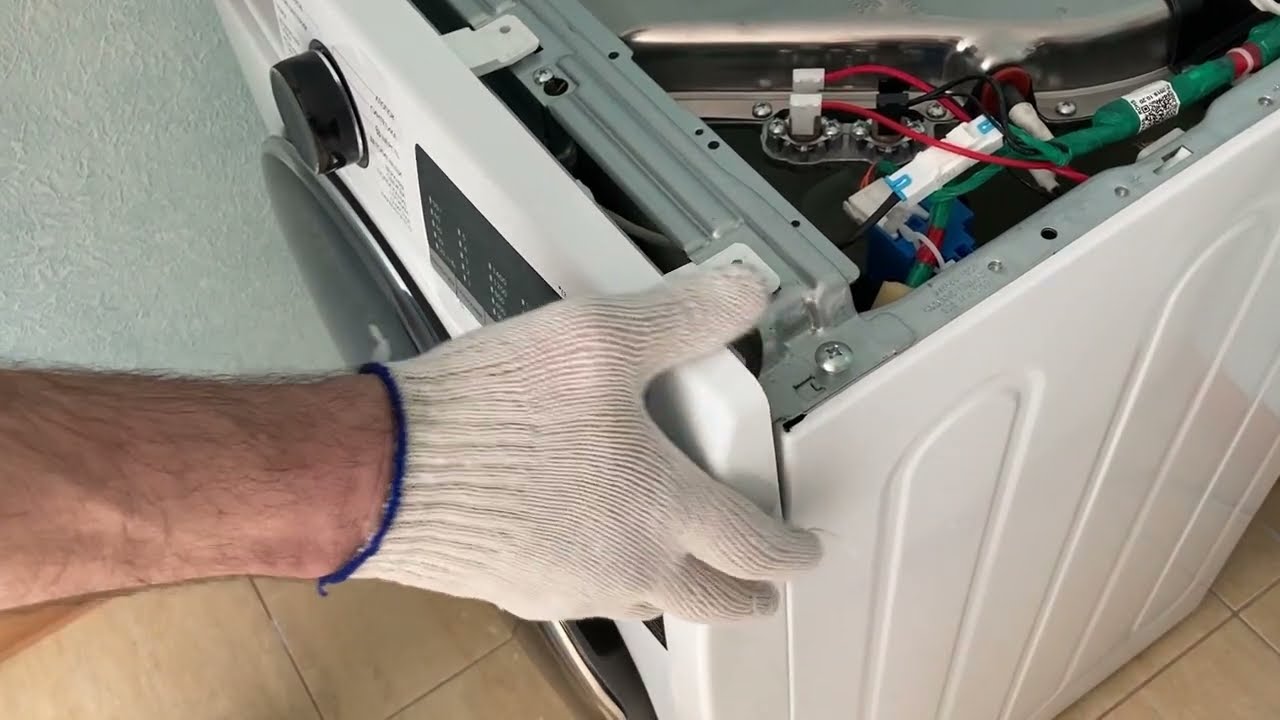 Как заменить неисправный замок блокировки люка стиральной машины Samsung WD70J5410AW за 10 минут