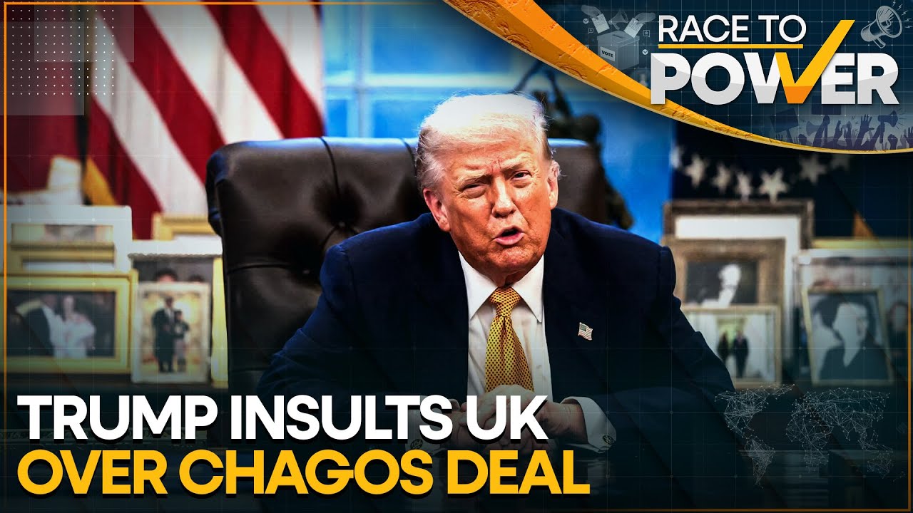 Trump: UK Deal to Return Chagos Islands to Mauritius is Weak & Stupid | Race To Power | WION