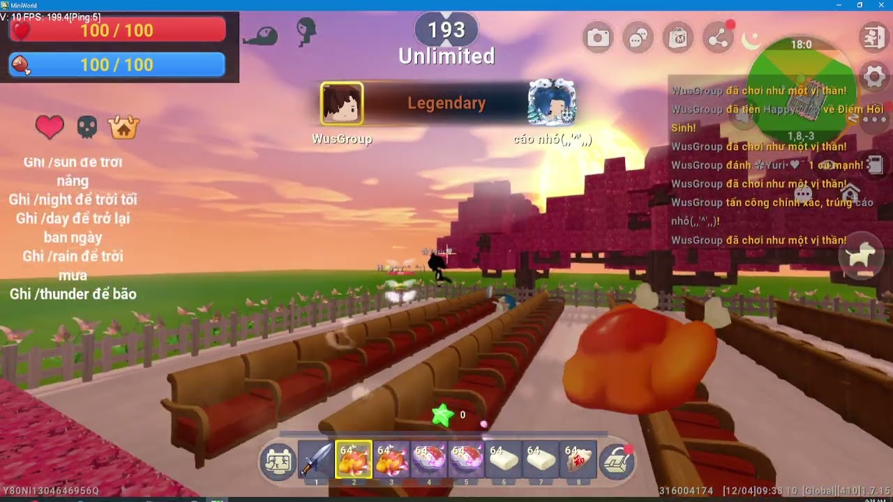 Cheat Mini World #6 ( Auto Kill Tất Cả ) /uplaivideo
