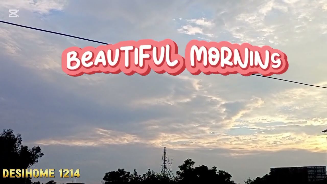 Oh what a beautiful morning _Then it Rained || light in the sky ; Drops from the clouds |Beautiful