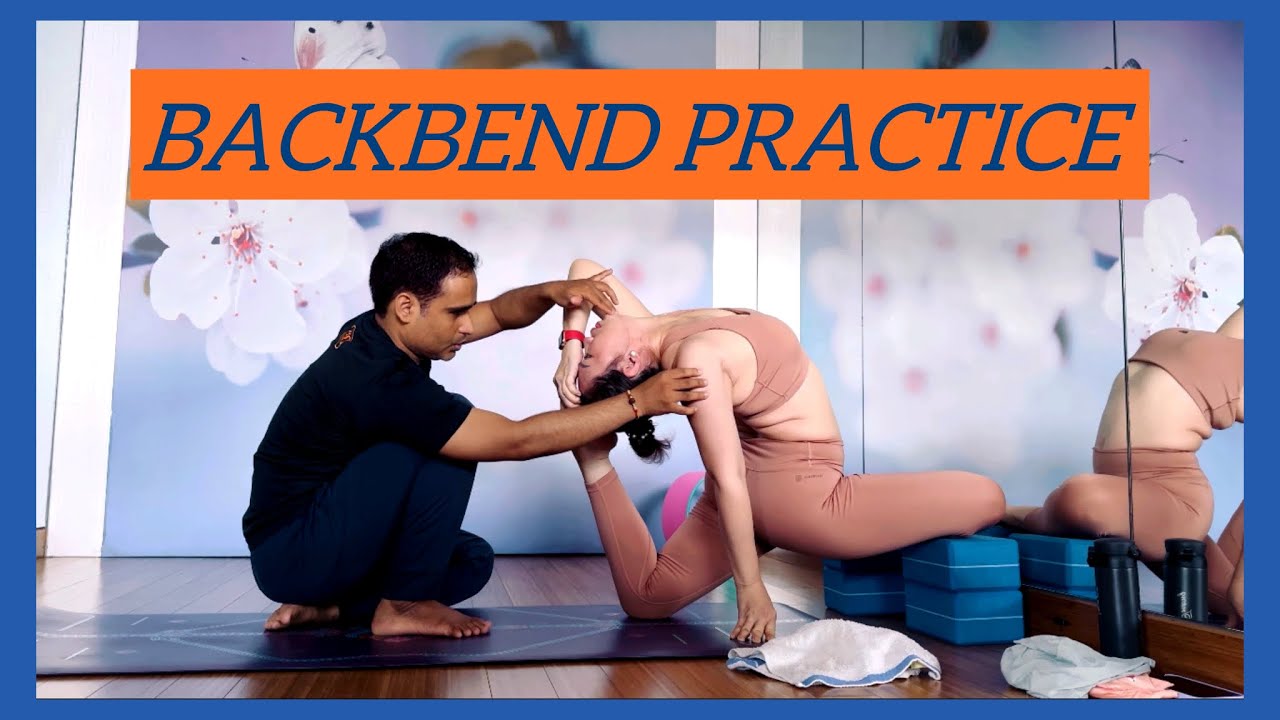 Pigeon Pose Drilling/Back Bend Practice/Yoga Upvan/Rajesh Yadav #youtubevideo #yogainspiration #yoga