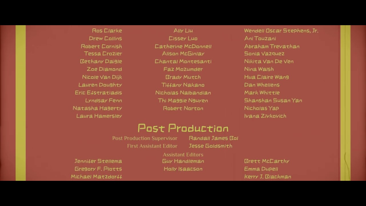 The Lego Ninjago Movie Credits