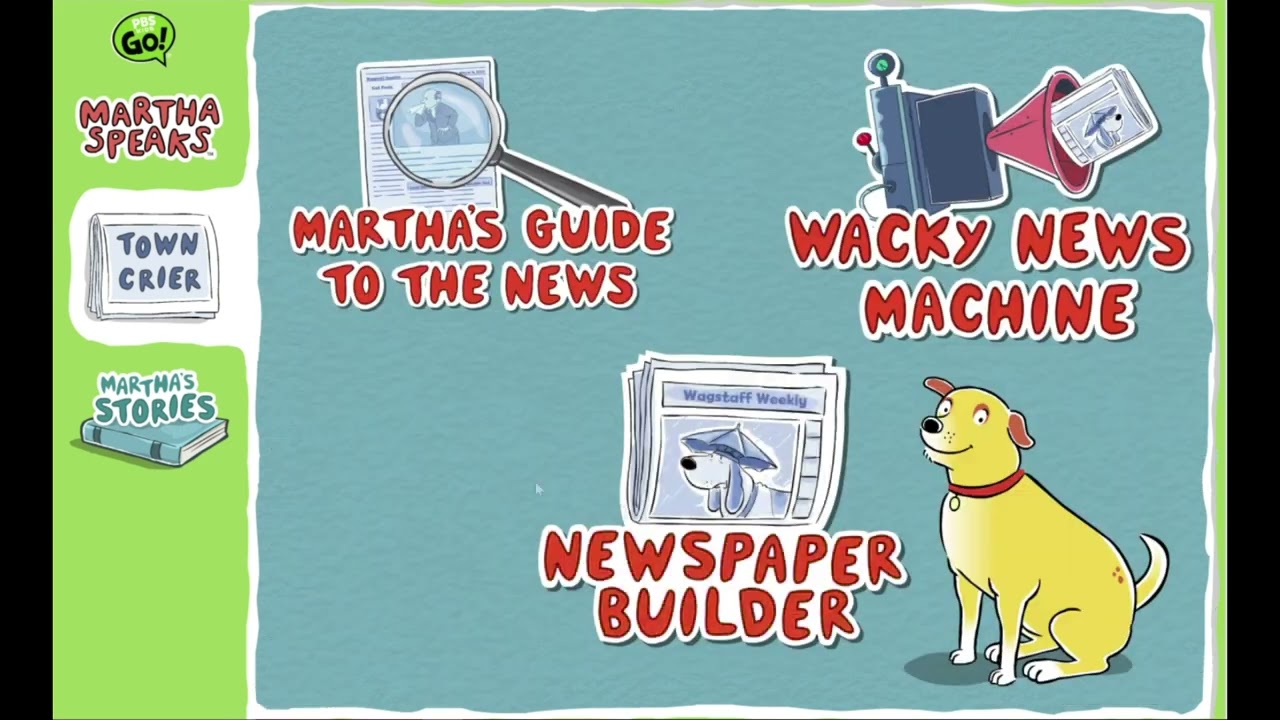 Martha Speaks: Town Crier - Flash Games