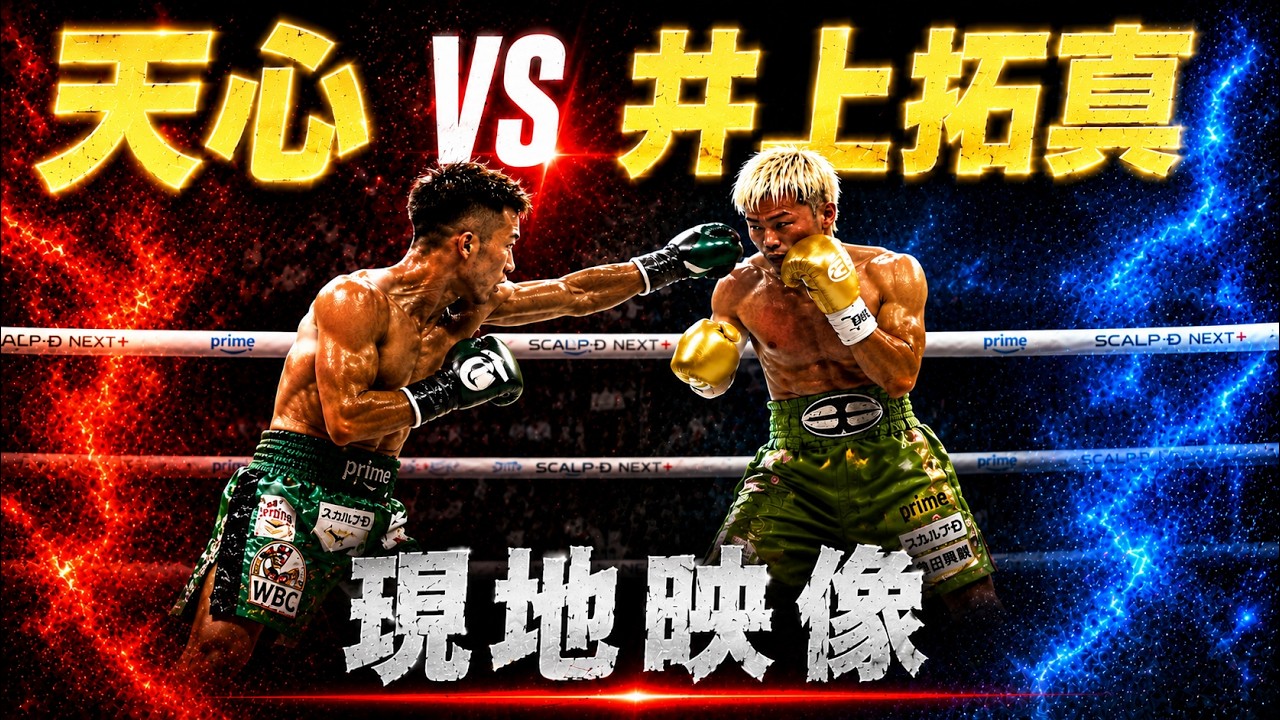 那須川天心 🇯🇵 vs 井上拓真 🇯🇵 現地映像 Tenshin Nasukawa vs Takuma Inoue WBC 世界バンタム級王座決定戦