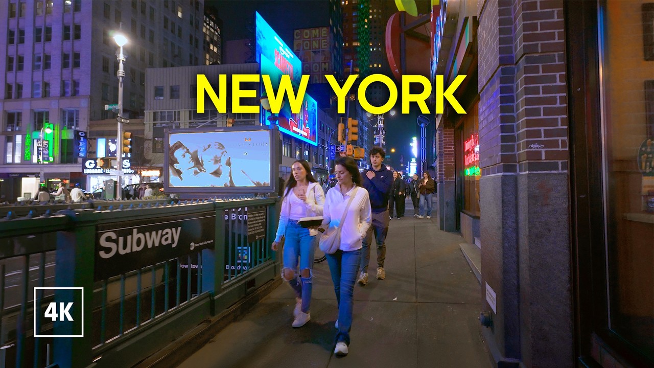 IRL New York Evening Walk in Manhattan, March 2026