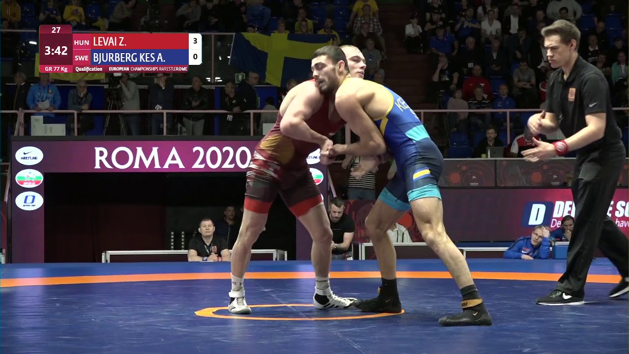 Qual. GR - 77 kg: Z. LEVAI (HUN) v. A. BJURBERG KES (SWE)