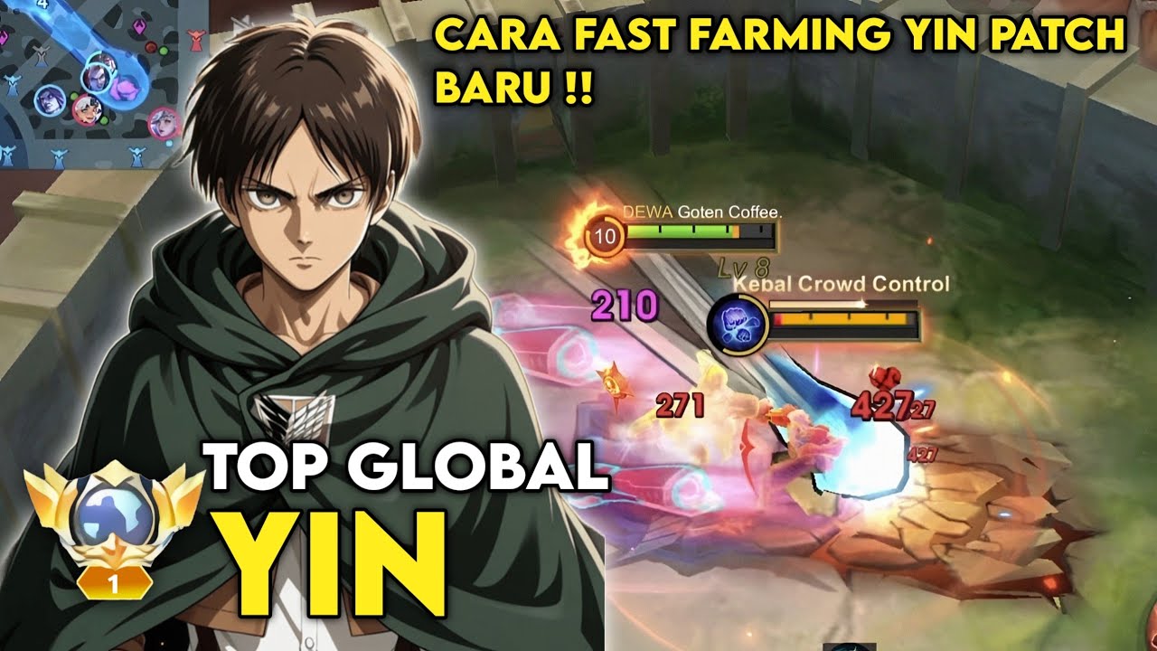 TUTORIAL, TIPS & CARA FAST FARMING YIN PATCH TERBARU 2026 | TOP GLOBAL YIN - MLBB
