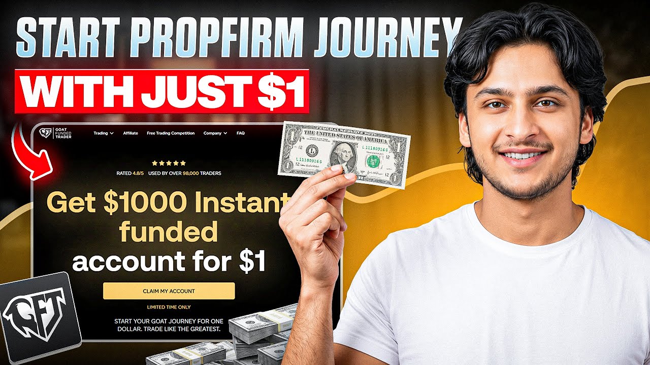1$ Instant Funded Account 😳 | Start Your Prop Firm Journey with GFT Instant Funding