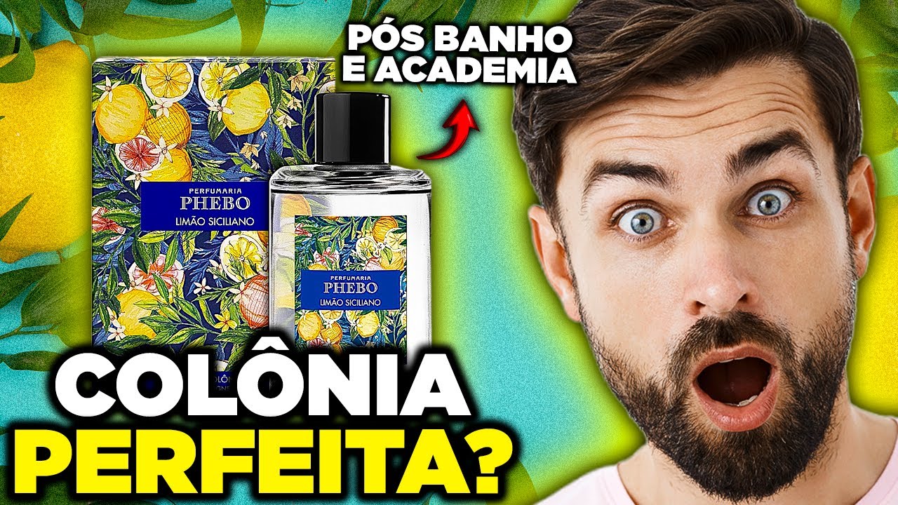 Essa é a Melhor Colônia para Academia e Escritório | Colonia Phebo Limão Siciliano