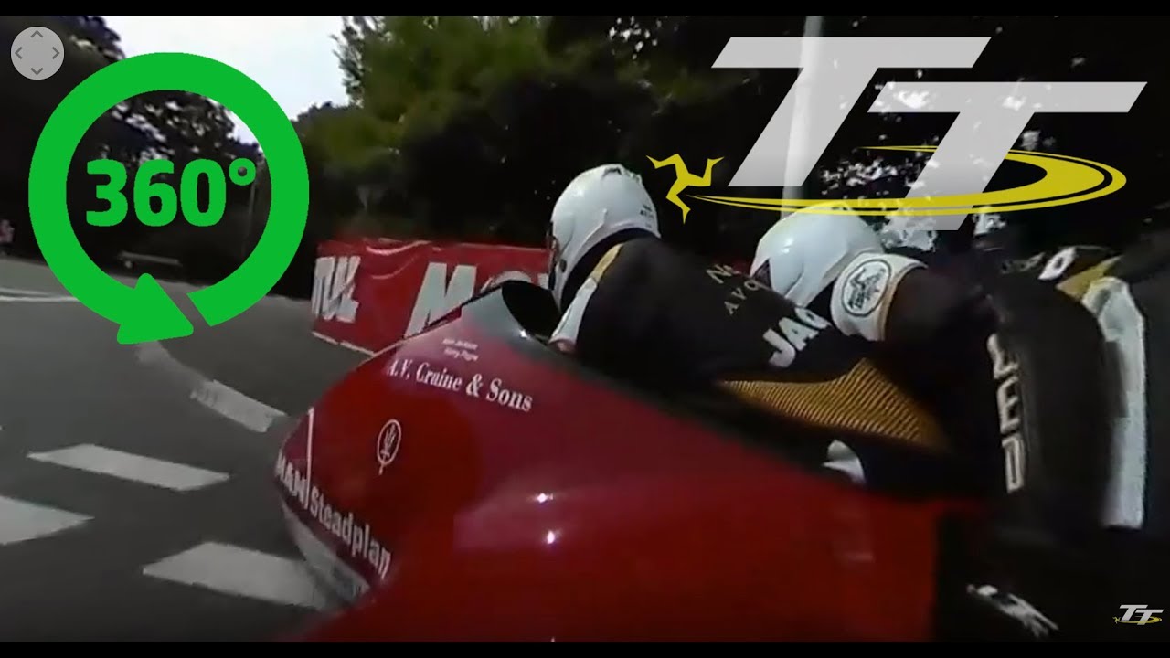 TT 2018 | 360 On Board | Michael Jackson/Harry Payne | Sidecar Race 1