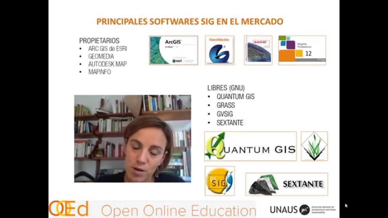 GIS 1.6  Software SIG  Interfaz QGis
