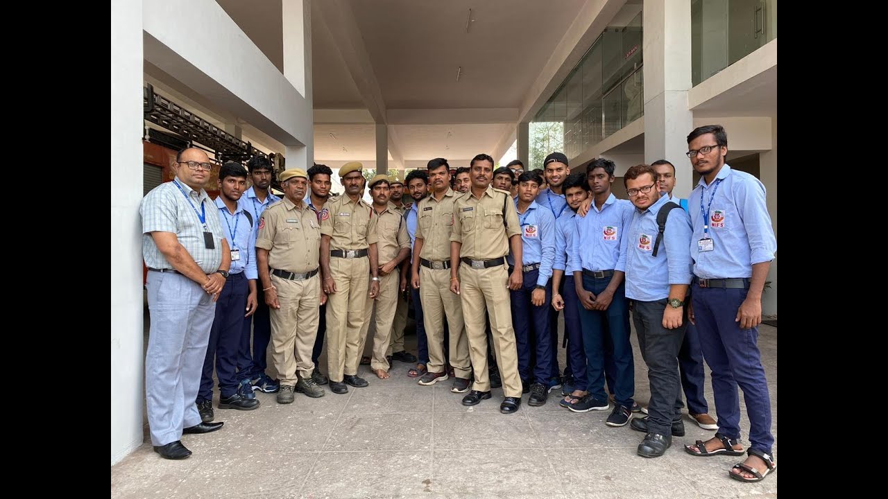 #NIFS Students in Industrial & Fire Demo Training Fire Station , Suryabagh , Visakhapatnam