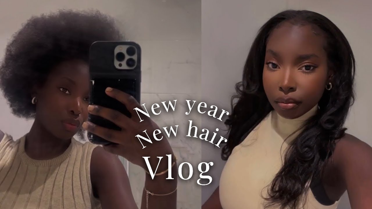VLOG| I did my own SEW-IN & this is how it went! + Using Beautiful textures Naturally Straight