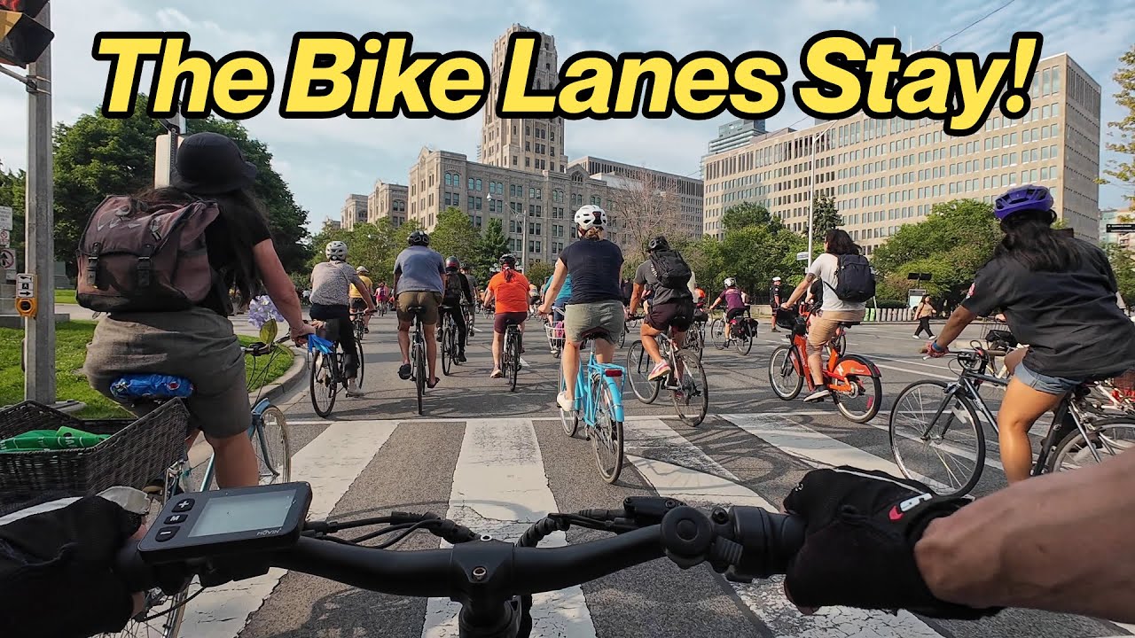 Toronto Bike Lane Victory Rally & Ride (suck it Doug Ford)