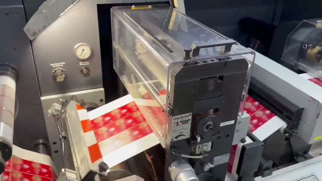 ABG OMEGA S -DIE CUTTING/SLITTER/2 x VARNISH UNIT
