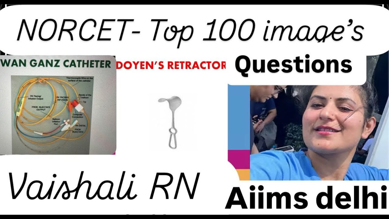 PRE EXAM - IMAGE BASED QUESTION PART -1 NORCET - #norcetmcq #motivation