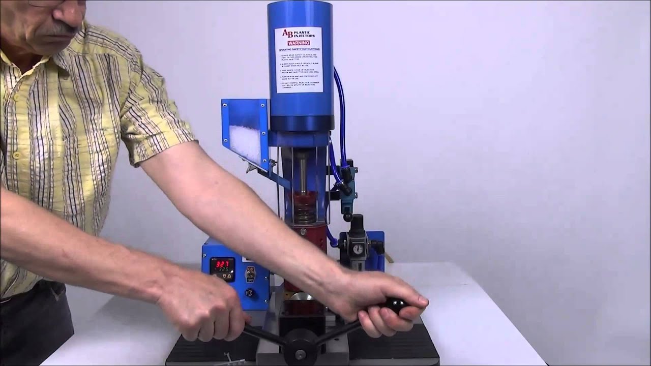 AB 100 Manual Tabletop Plastic Injector