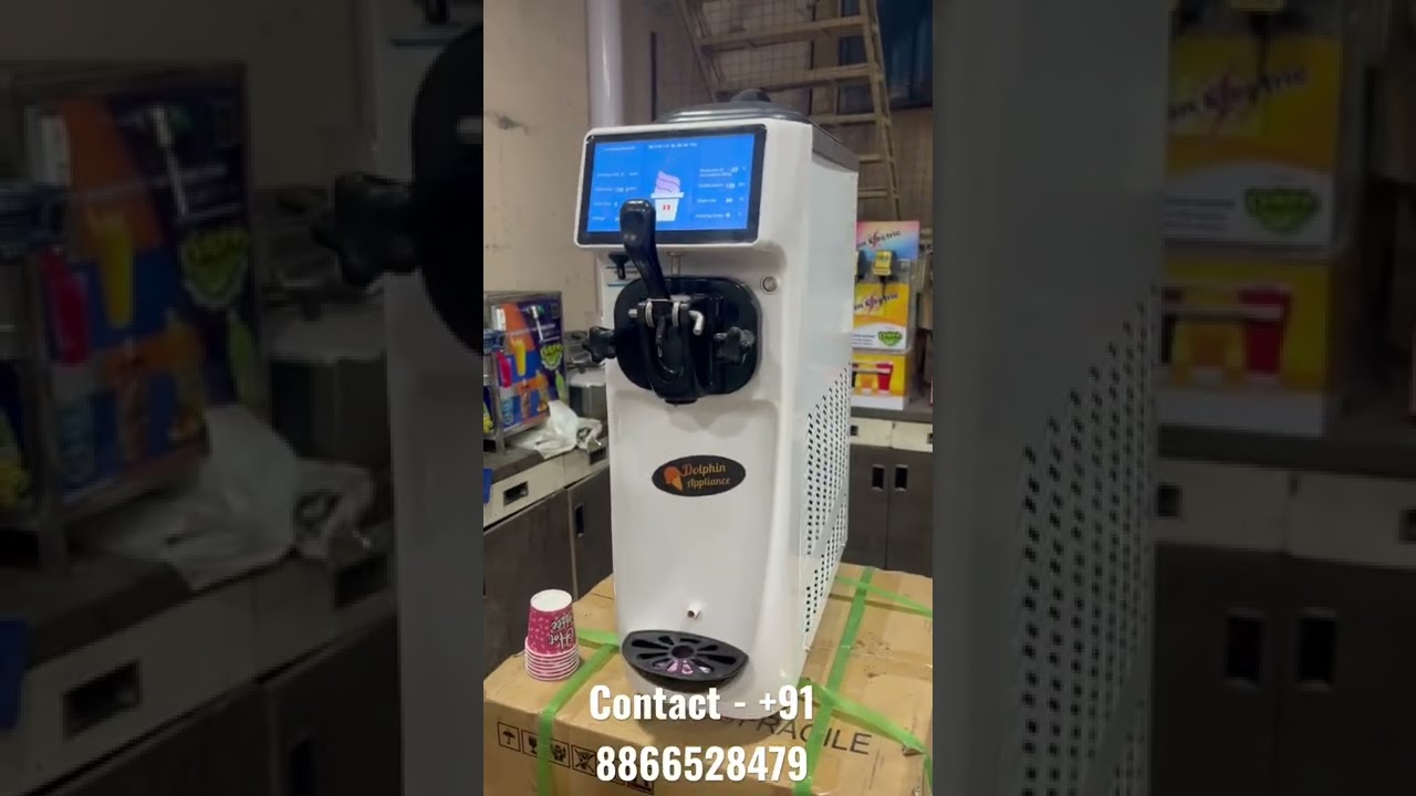 Softy ice-cream machine single flavours | ice cream machine| soft serve ice cream. #icecreammaker
