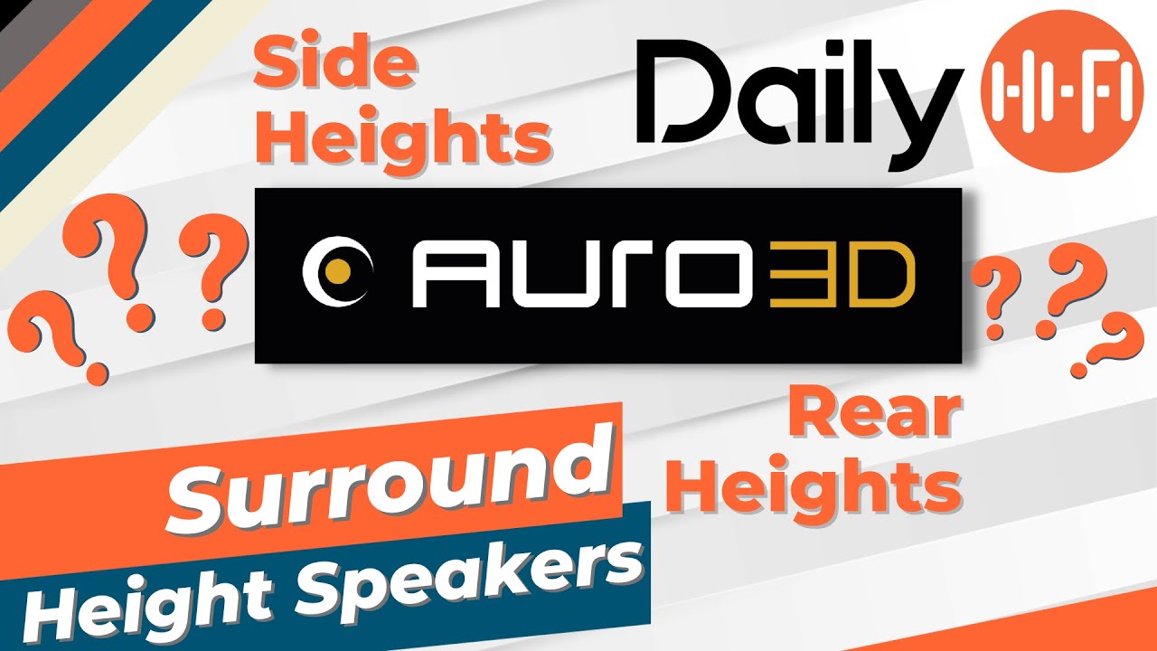 Auro3D Surround Height Speakers Go Where And Does That Really Work For Atmos?