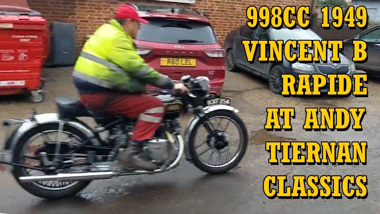 Vincent серии B Rapide 1000cc 1949 года выпуска в Andy Tiernan Classics #09473VCT