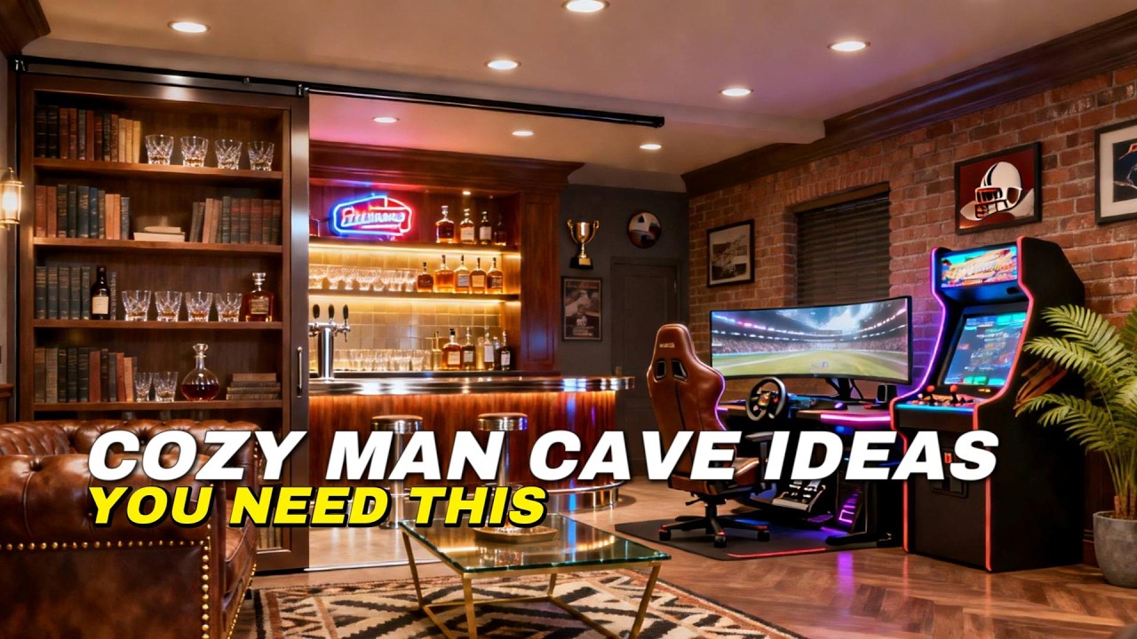 Cozy Man Cave Designs 2026 | Ultimate Home Retreat Collection