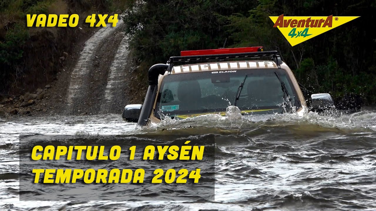 Cruce de rio (vadeo) Chevrolet Colorado con Toyota Tundra AVENTURA 4X4
