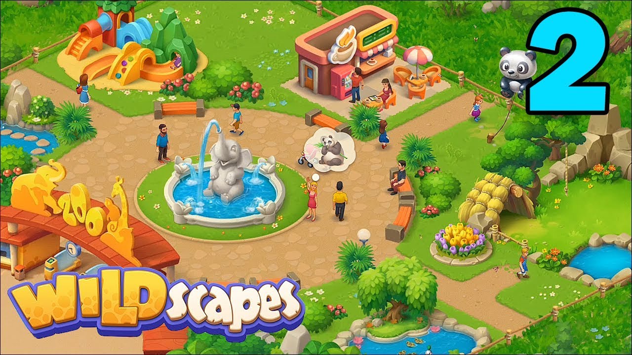 Wildscapes Walkthrough Gameplay (New Playrix Game) - Part 2
