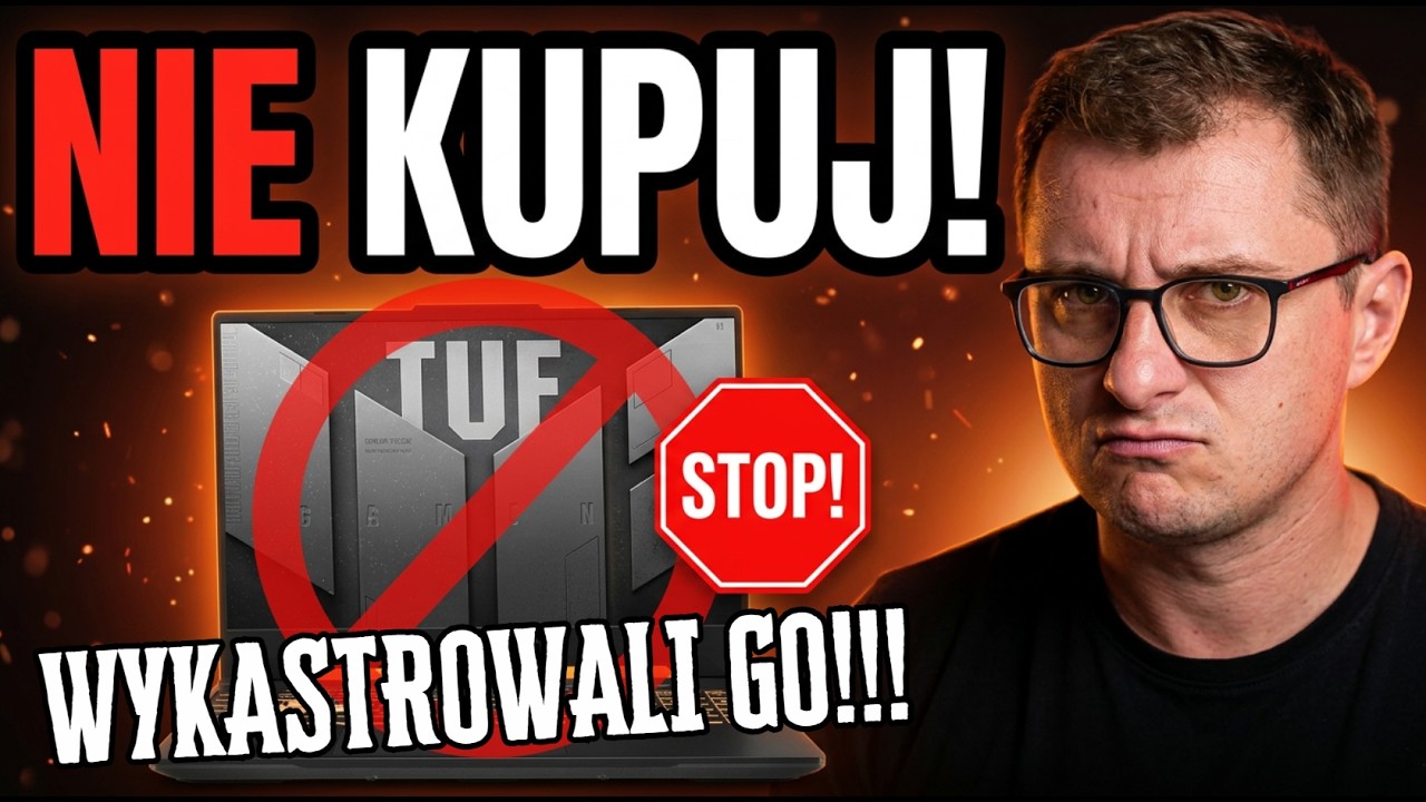 ASUS Podmienił TUF F16 &mdash; NIE kupuj, zanim to zobaczysz ⚠️