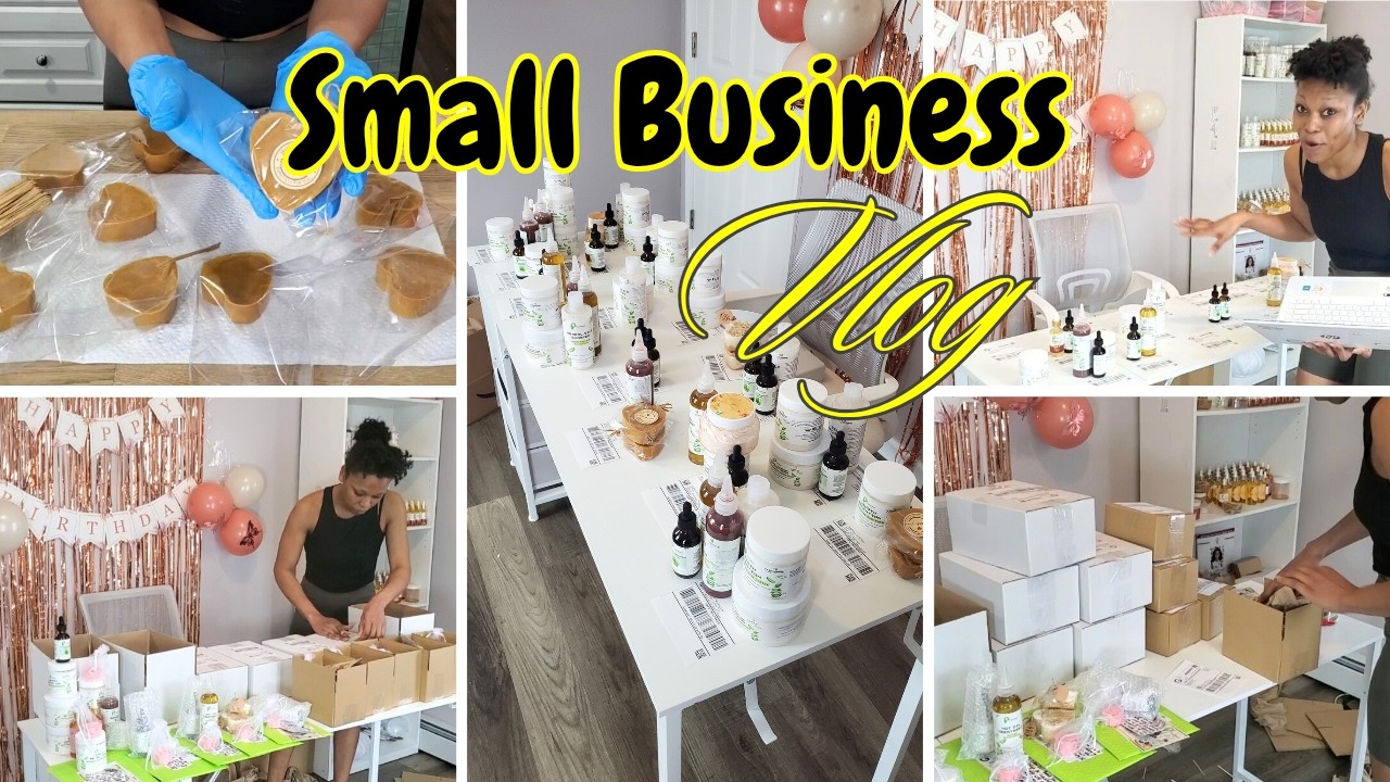  Spend a day with me making and shipping out products| behind the scenes 